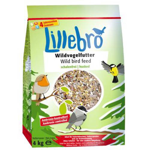 Lillebro Karma dla dzikich ptaków niezawierająca łusek 12 kg - Lillebro