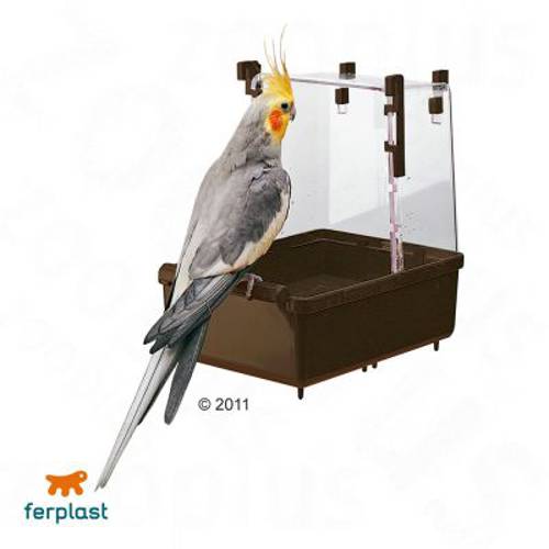 Ferplast Basenik dla papug długoogonowych Dł. x szer. x wys.: 23 x 15 x 24 cm