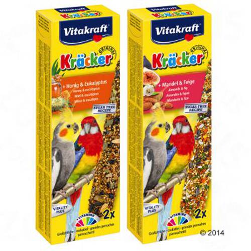 Vitakraft Krakersy dla papug falistych Miód i eukaliptus