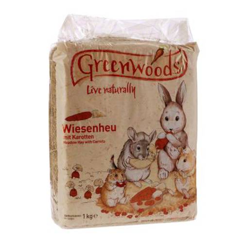 Greenwoods Siano łąkowe, 1 kg Mniszek lekarski, 1 kg - Greenwoods