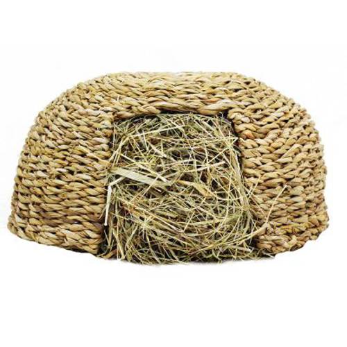 JR Farm igloo z siana, dla gryzoni 2 x 310 g (średnie: 26 x 26 x 13 cm) - Jr Farm