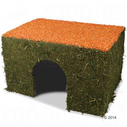 JR Farm domek z siana i marchwi, dla gryzoni Duży, 600 g