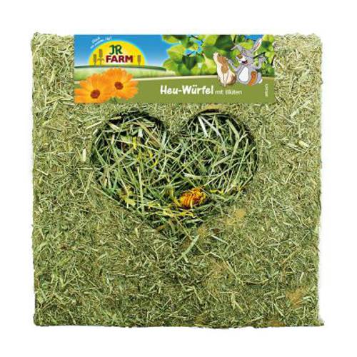 JR Farm Kostka z siana z kwiatami 450 g