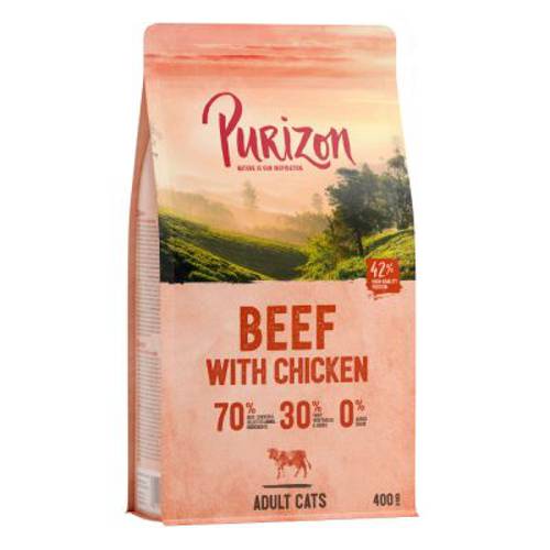 Purizon Adult, wołowina i kurczak – bez zbóż 400 g - Purizon