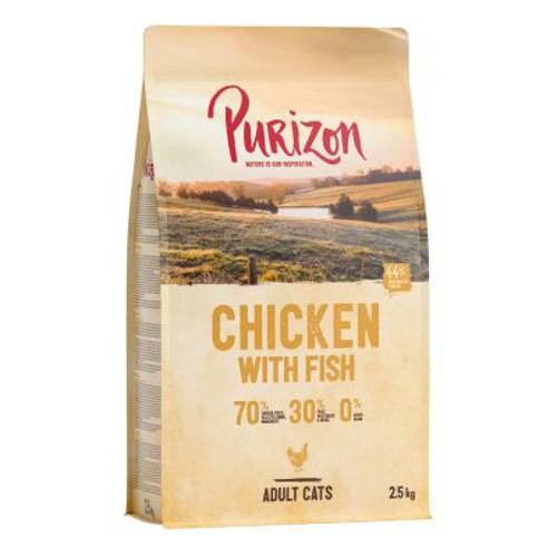 Purizon Adult dla kota, kurczak i ryba – bez zbóż 6,5 kg + 1,5 kg gratis! - Purizon