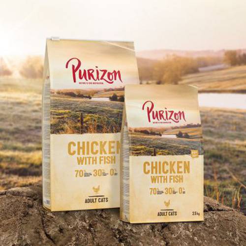 Purizon Adult dla kota, kurczak i ryba – bez zbóż 6,5 kg + 1,5 kg gratis! - Purizon