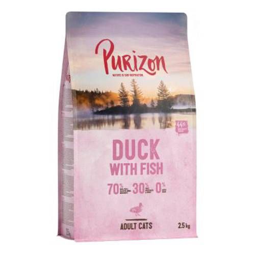 Purizon Adult dla kota, kaczka i ryba – bez zbóż 2,5 kg - Purizon