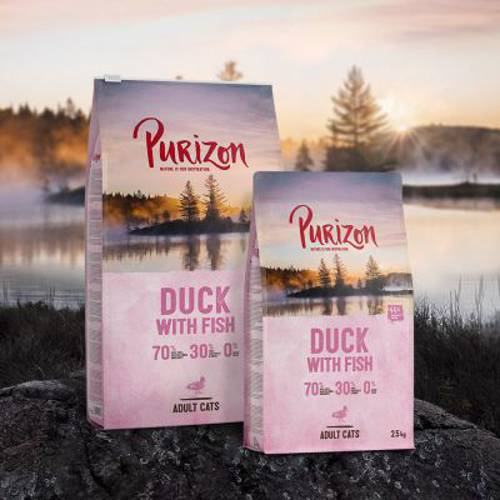Purizon Adult dla kota, kaczka i ryba – bez zbóż 2,5 kg - Purizon