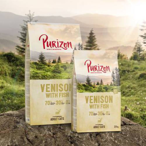 Purizon Adult dla kota, sarnina i ryba – bez zbóż 400 g - Purizon