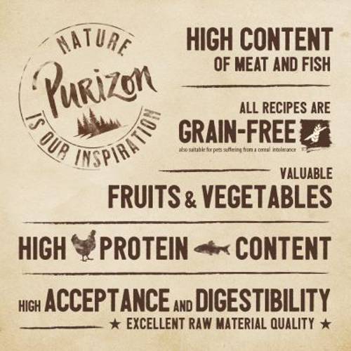 Purizon Adult dla kota, sarnina i ryba – bez zbóż 400 g - Purizon