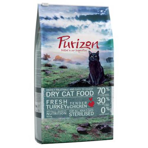 Purizon Sterilised Adult dla kota, indyk i kurczak – bez zbóż 6,5 kg - Purizon