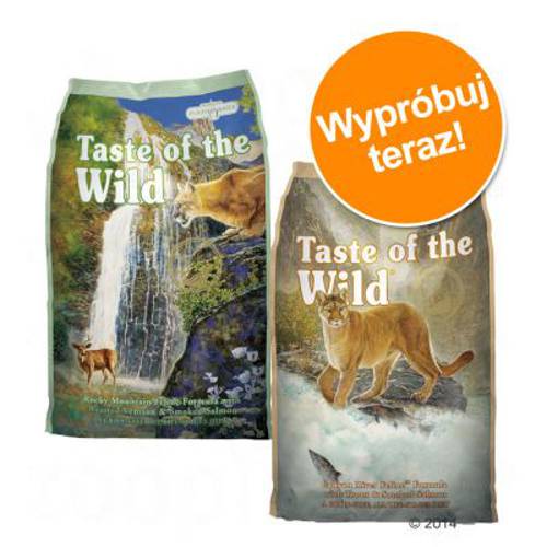 Pakiet próbny Taste of the Wild, 2 x 2 kg 2 smaki - Taste Of The Wild