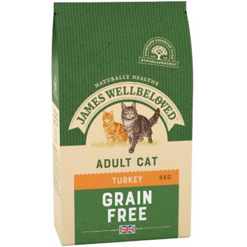 James Wellbeloved Cat Grain Free, indyk (bez zbóż) 4 kg - James Wellbeloved