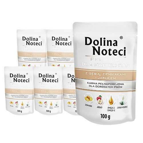 Dolina Noteci Premium Gęś z jabłkiem 10x100g - Dolina Noteci