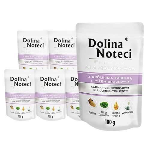 Dolina Noteci Premium Królik z brązowym ryżem 10x100g - Dolina Noteci