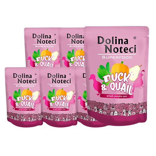 Dolina Noteci Superfood kaczka i przepiórka 10x300g - Dolina Noteci