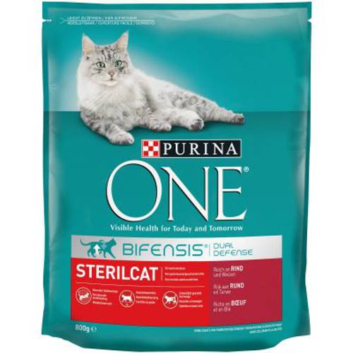 Purina ONE Sterilcat z wołowiną 800 g - Purina