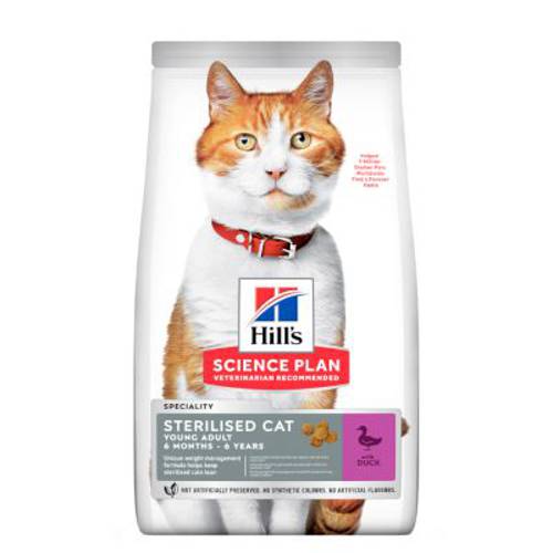 Hill's Science Plan Young Adult Sterilised, kaczka 3 kg - Hills