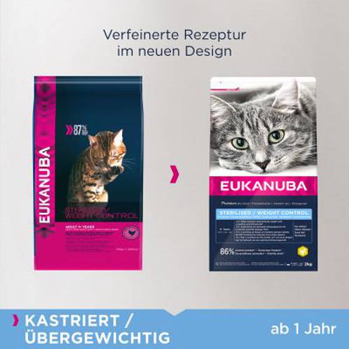 Eukanuba Sterilised / Weight Control Adult 3 x 2 kg - Eukanuba