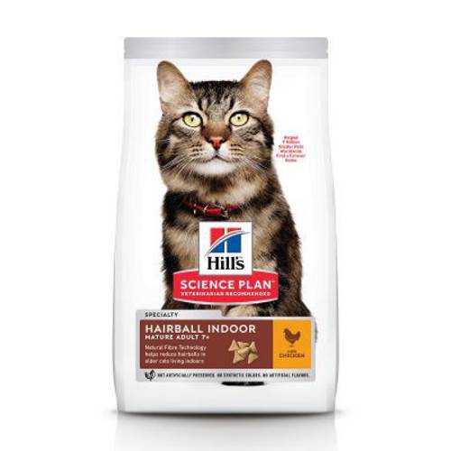 Hill's Science Plan Mature Adult Hairball & Indoor, kurczak 1,5 kg - Hills