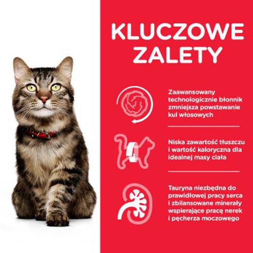 Hill's Science Plan Mature Adult Hairball & Indoor, kurczak 1,5 kg - Hills