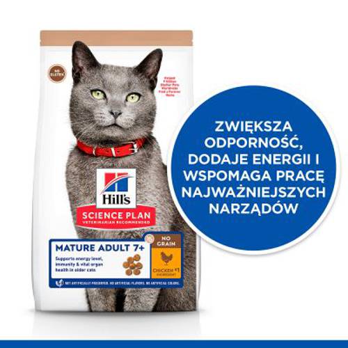 Hill's Science Plan Mature Adult 7+ No Grain, kurczak 2 x 1,5 kg - Hills