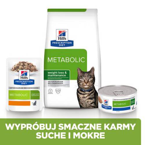 Hill's Prescription Diet Metabolic z kurczakiem - redukcja wagi 2 x 8 kg - Hills