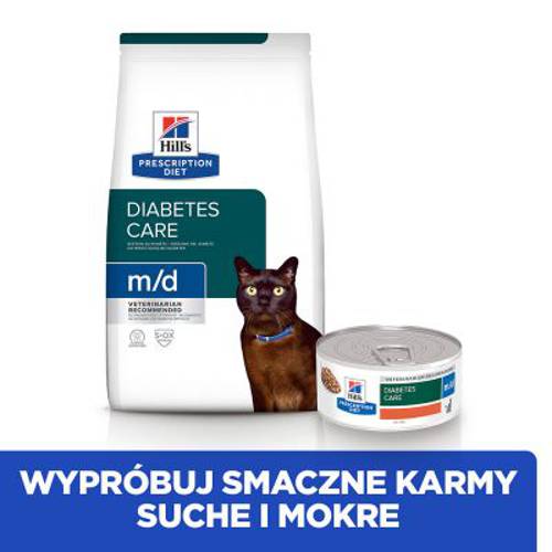 Hill's Prescription Diet m/d Diabetes Care z kurczakiem 1,5 kg - Hills