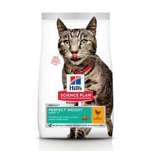 Hill's Science Plan Adult Perfect Weight, kurczak Karma mokra, 12 x 85 g, Adult Perfect Weight, kurczak i łosoś - Hills