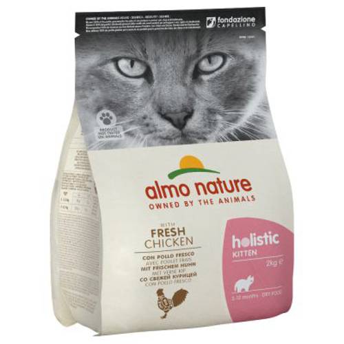 Almo Nature Holistic Kitten kurczak z ryżem 12 kg - Almo Nature