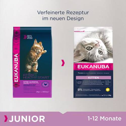 Eukanuba Healthy Start Kitten 3 x 2 kg - 