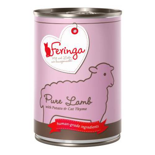 Feringa Pure Meat Menu, 6 x 410 g Cielęcina z brokułami i mniszkiem - Feringa