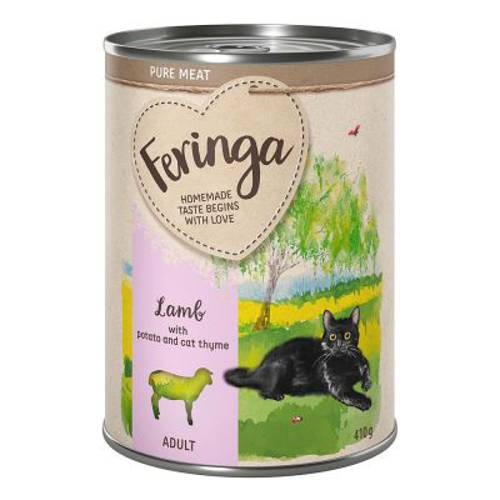 Feringa Pure Meat Menu, 6 x 410 g Cielęcina z brokułami i mniszkiem - Feringa