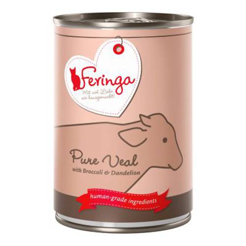 Korzystny pakiet Feringa Pure Meat Menu, 12 x 410 g Kaczka z twarogiem i walerianą - Feringa