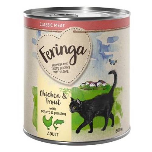 Feringa Menu 2 smaki, 6 x 800 g Kaczka i cielęcina z brokułami i mniszkiem - Feringa