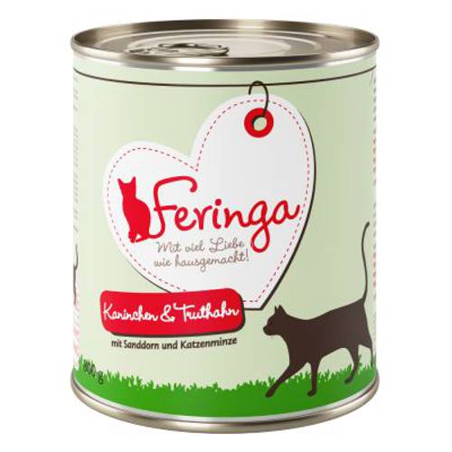Korzystny pakiet Feringa Menu 2 smaki, 12 x 800 g Łosoś i indyk z cukinią i rukwią wodną - Feringa