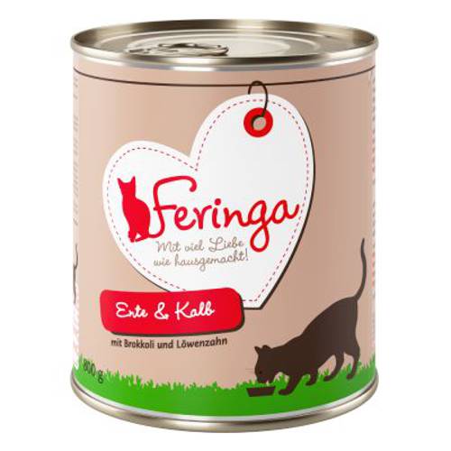 Korzystny pakiet Feringa Menu 2 smaki, 12 x 800 g Łosoś i indyk z cukinią i rukwią wodną - Feringa