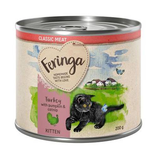 Feringa karma mokra dla kociąt, 6 x 200 g Pakiet mieszany - Feringa