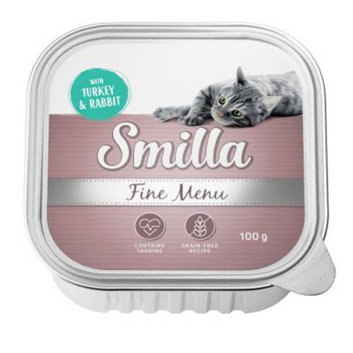 Pakiet Smilla Fine Menu, 24 x 100 g Pakiet mieszany - Karma Kot