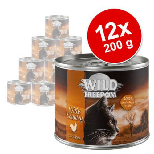 Wild Freedom Adult, 12 x 200 g Nowość! Wild Hills – Kaczka i kurczak - Wild Freedom Nass