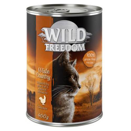 Wild Freedom Adult, 6 x 400 g Farmlands – Kurczak i wołowina - Wild Freedom Nass
