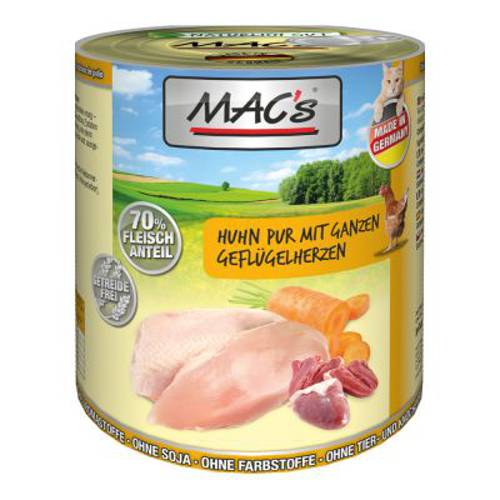 MAC´s Cat karma  dla kota, 6 x 800 g Cielęcina i indyk - Mac S