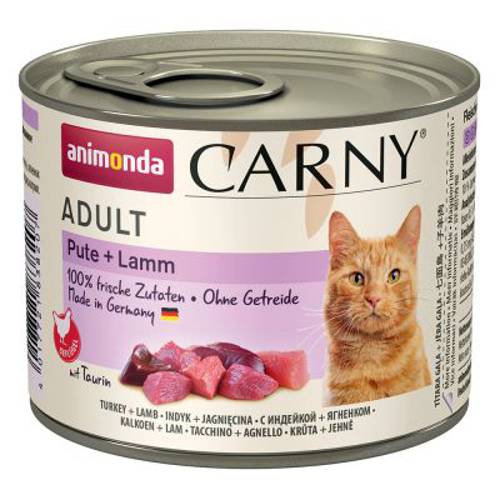 Animonda Carny Adult, 6 x 200 g Wołowina i serca - Animonda Rafine