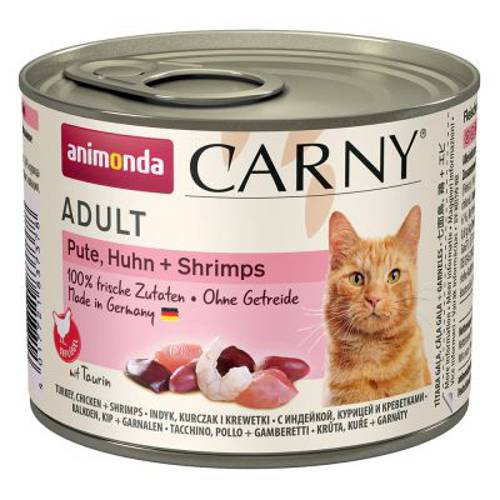 Animonda Carny Adult, 6 x 200 g Wołowina i serca - Animonda Rafine