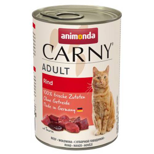 Animonda Carny Adult, 6 x 400 g Indyk i kurczak z krewetkami -