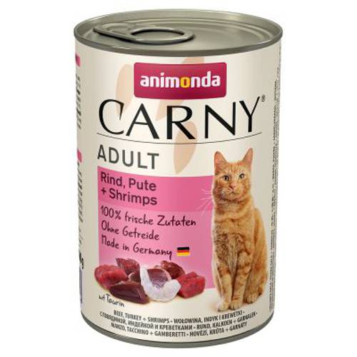 Animonda Carny Adult, 6 x 400 g Kurczak z łososiem - Animonda Rafine