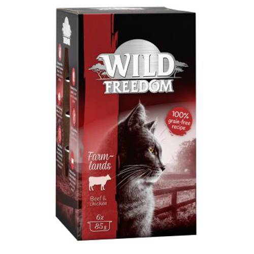 Korzystny pakiet Wild Freedom Adult, tacki, 24 x 85 g Wide Country – Czysty kurczak - Wild Freedom Nass