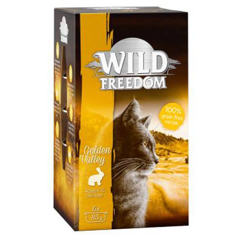 Korzystny pakiet Wild Freedom Adult, tacki, 24 x 85 g Wide Country – Czysty kurczak - Wild Freedom Nass