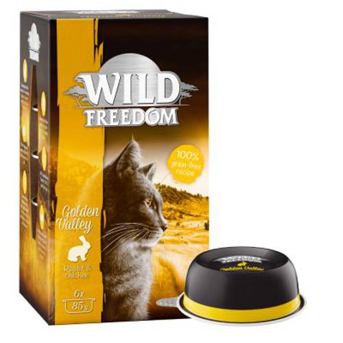 Korzystny pakiet Wild Freedom Adult, tacki, 24 x 85 g Wide Country – Czysty kurczak - Wild Freedom Nass
