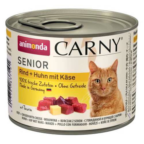 Korzystny pakiet Animonda Carny Senior, 12 x 200 g 2 smaki, Mieszany pakiet - Animonda Rafine